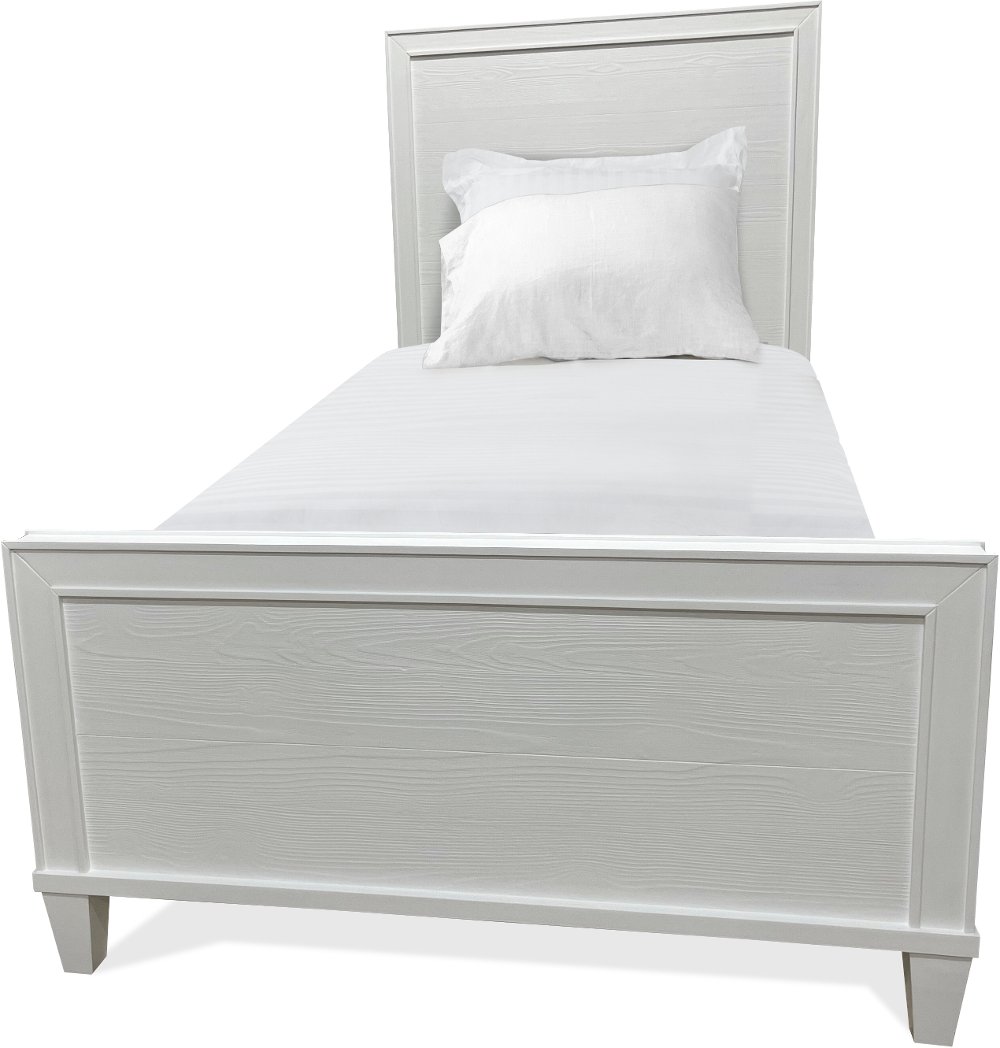 Rosalie White Twin Bed