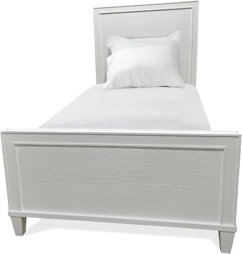 Rosalie White Twin Bed