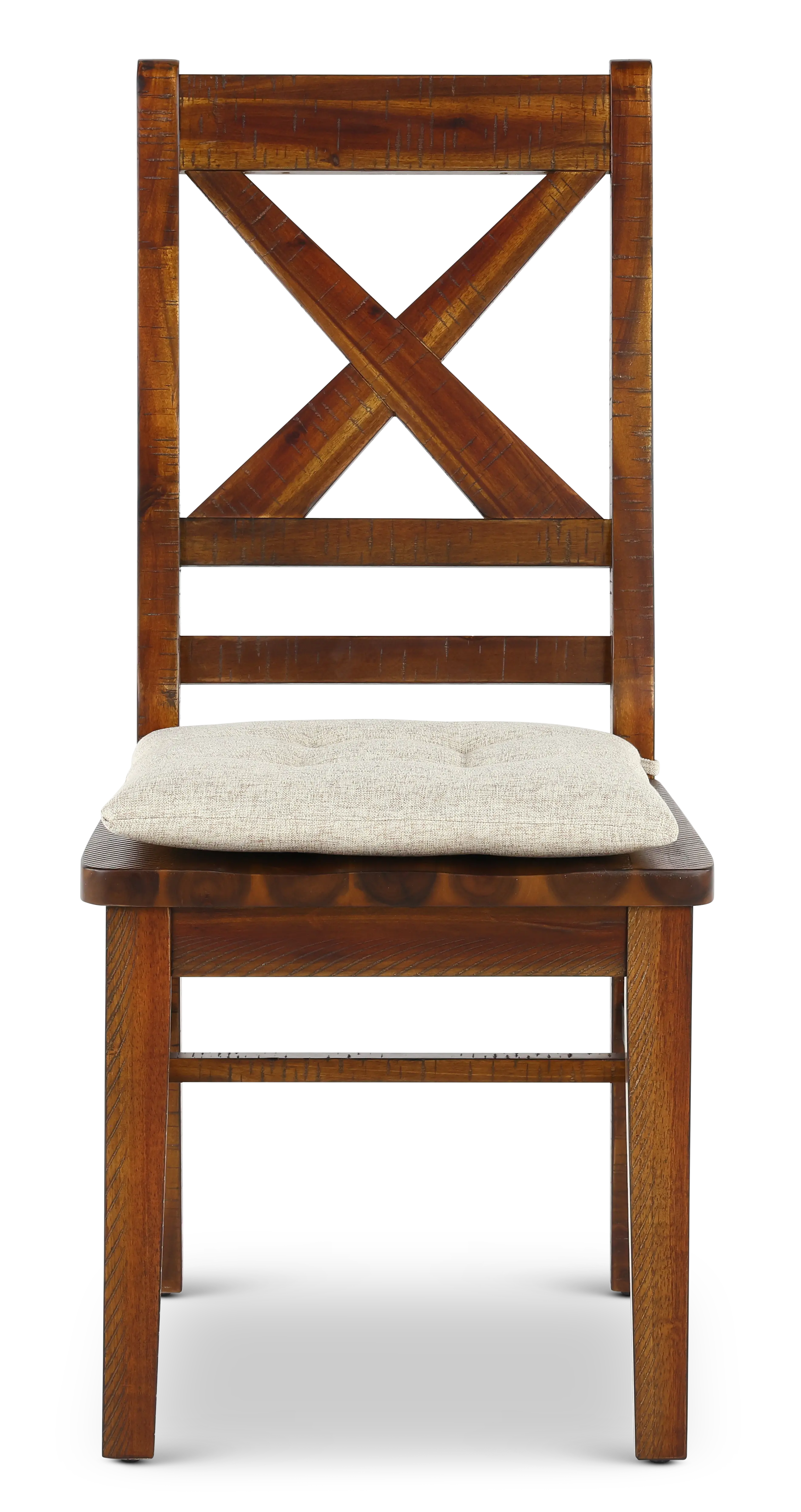 Vineyard Rustic Brown Dining Chair-1