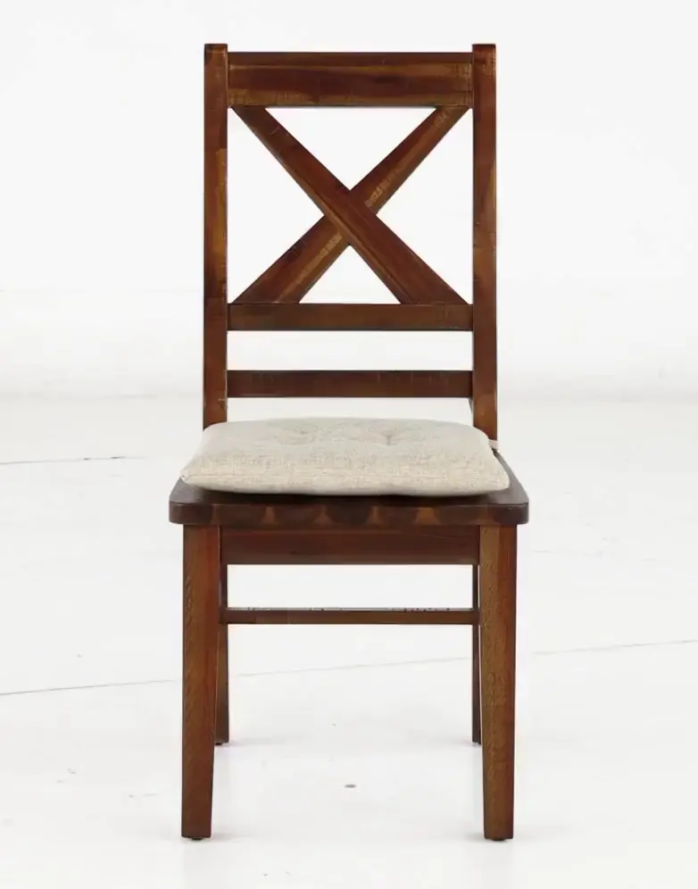 Vineyard Rustic Brown Dining Chair-4