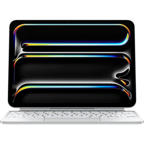 MWR03LL/A Apple Magic Keyboard for 11  iPad Pro M4 - White, US English-1