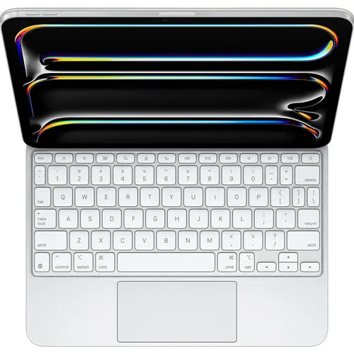 MWR03LL/A Apple Magic Keyboard for 11  iPad Pro M4 - White, US English-3