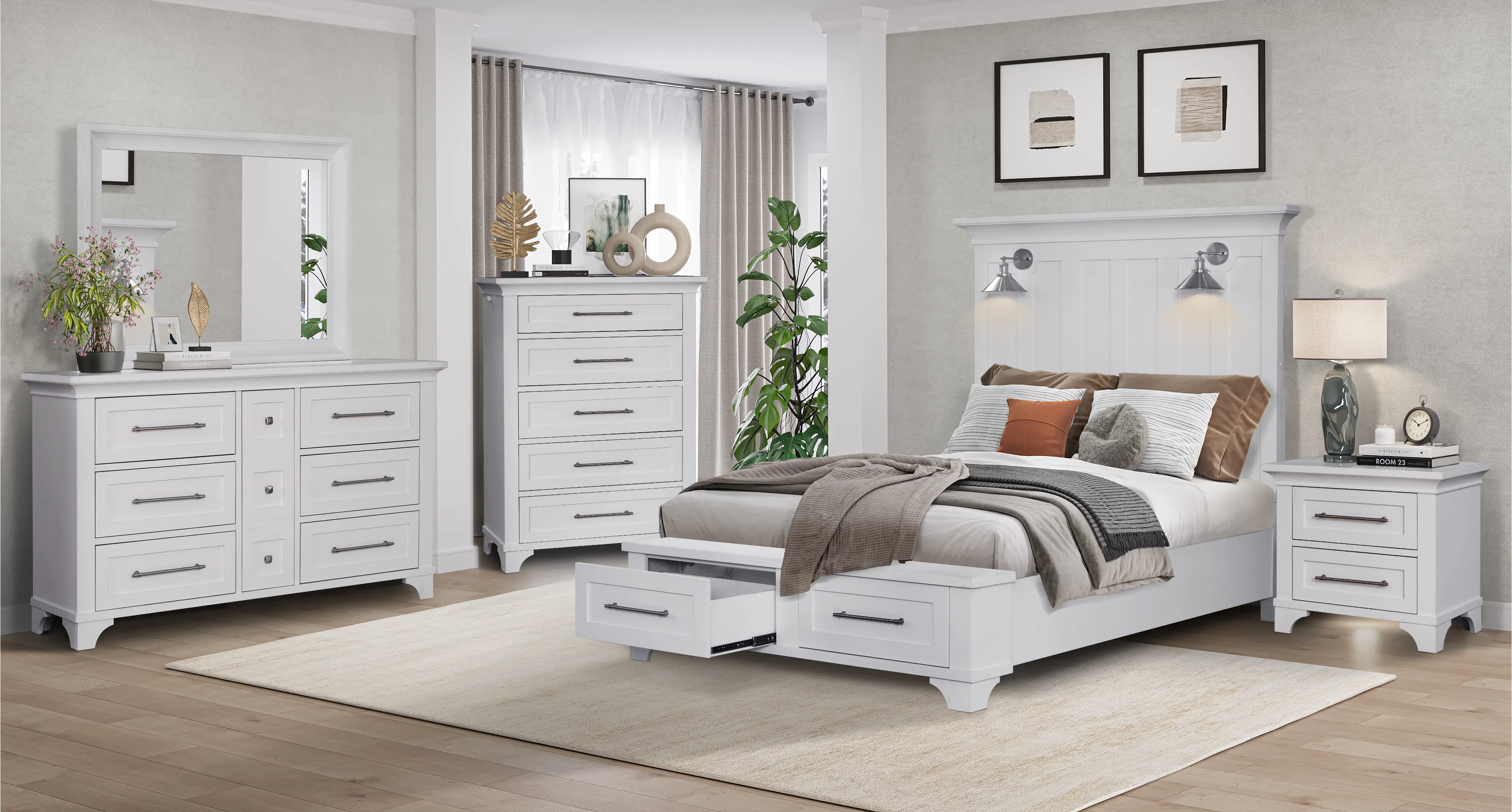 Marina White Dresser-3