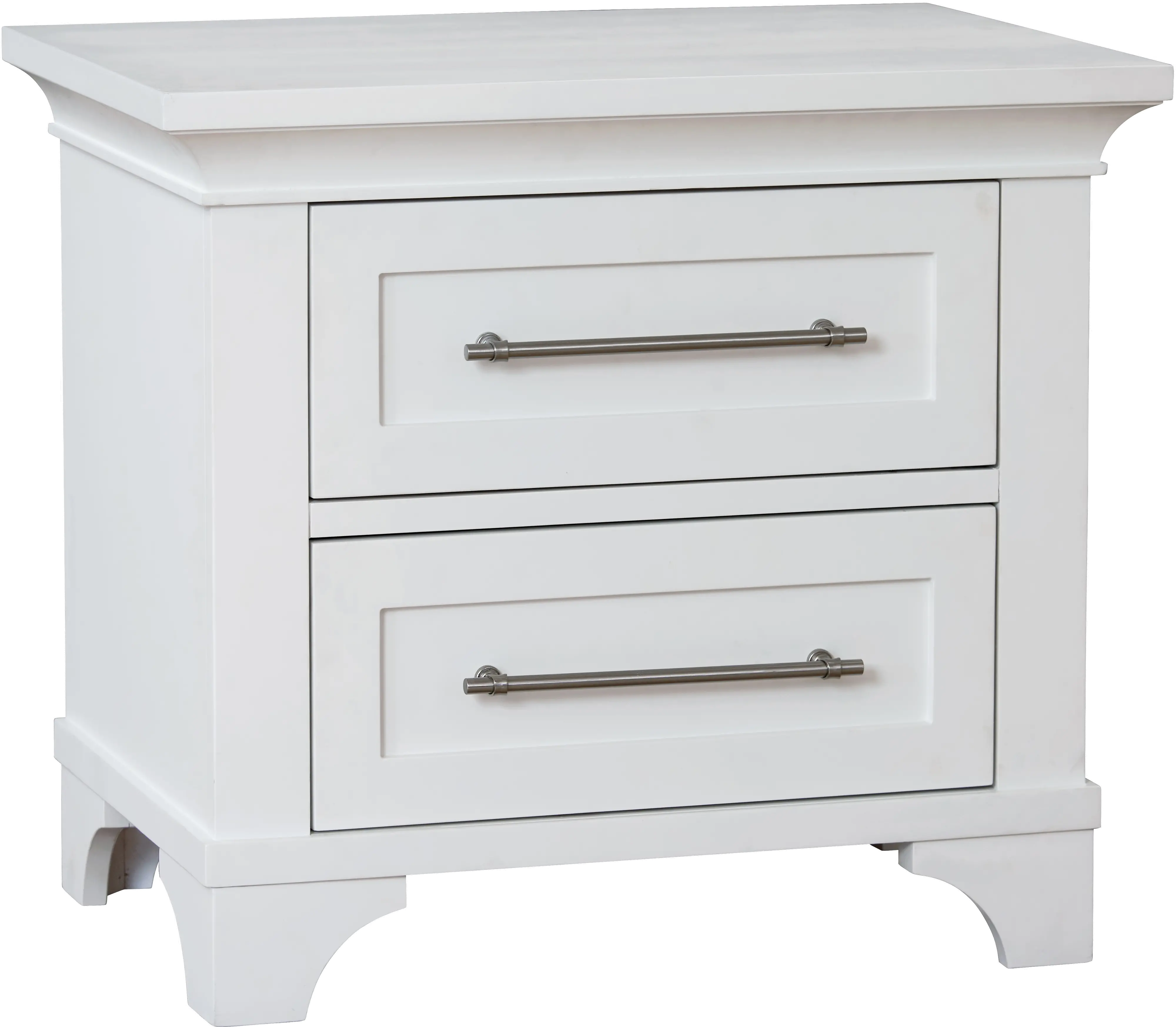 Marina White Nightstand-2