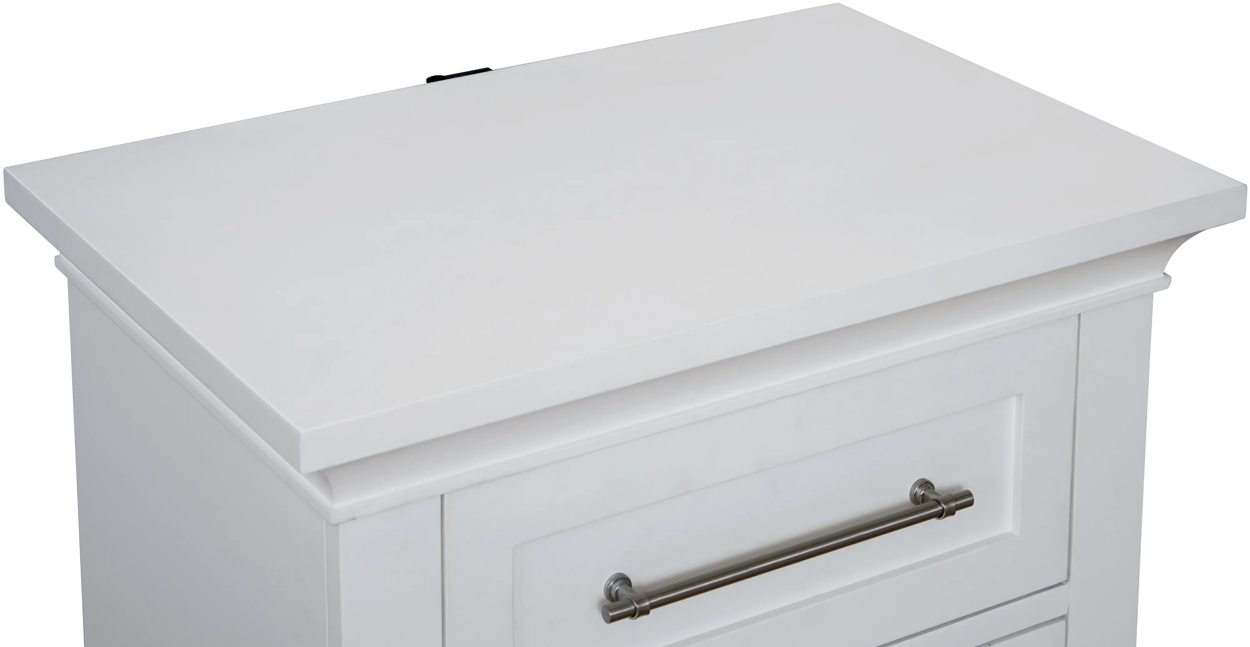Marina White Nightstand-3