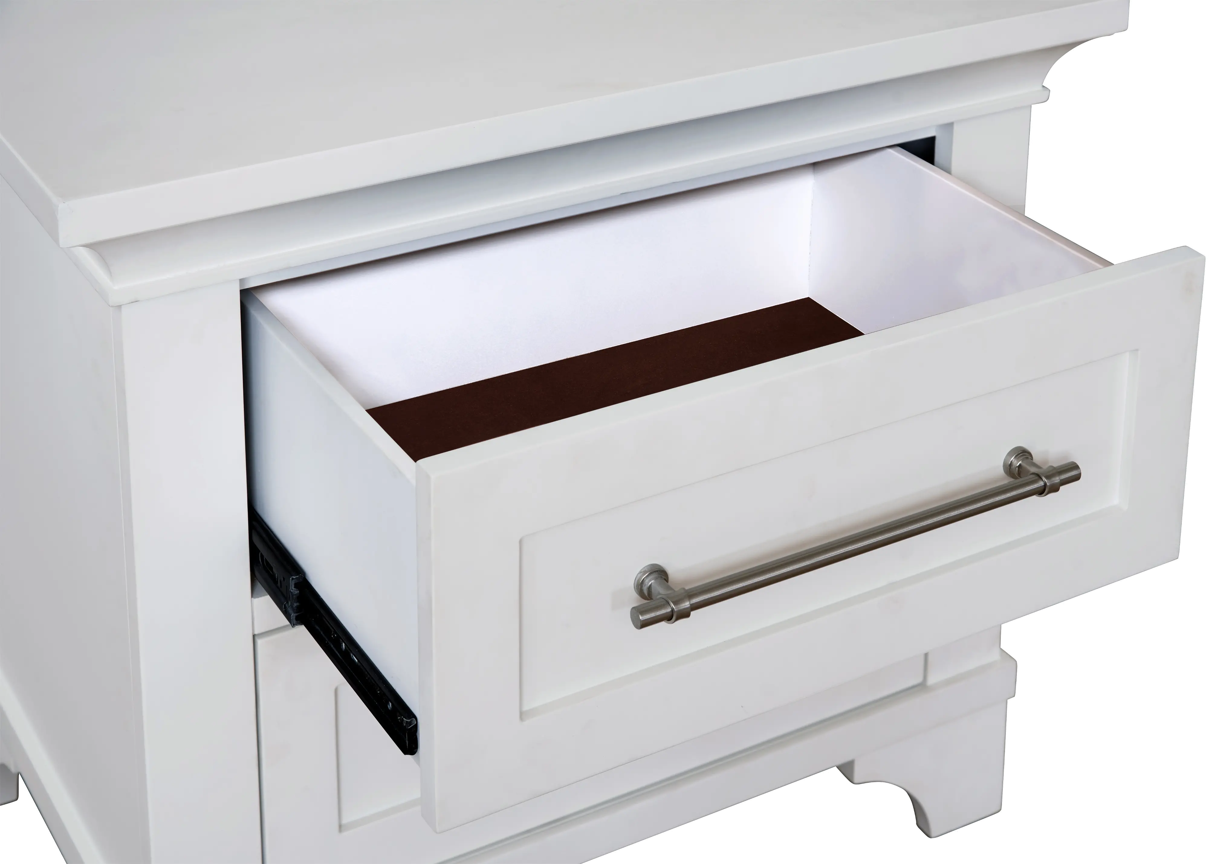 Marina White Nightstand-4