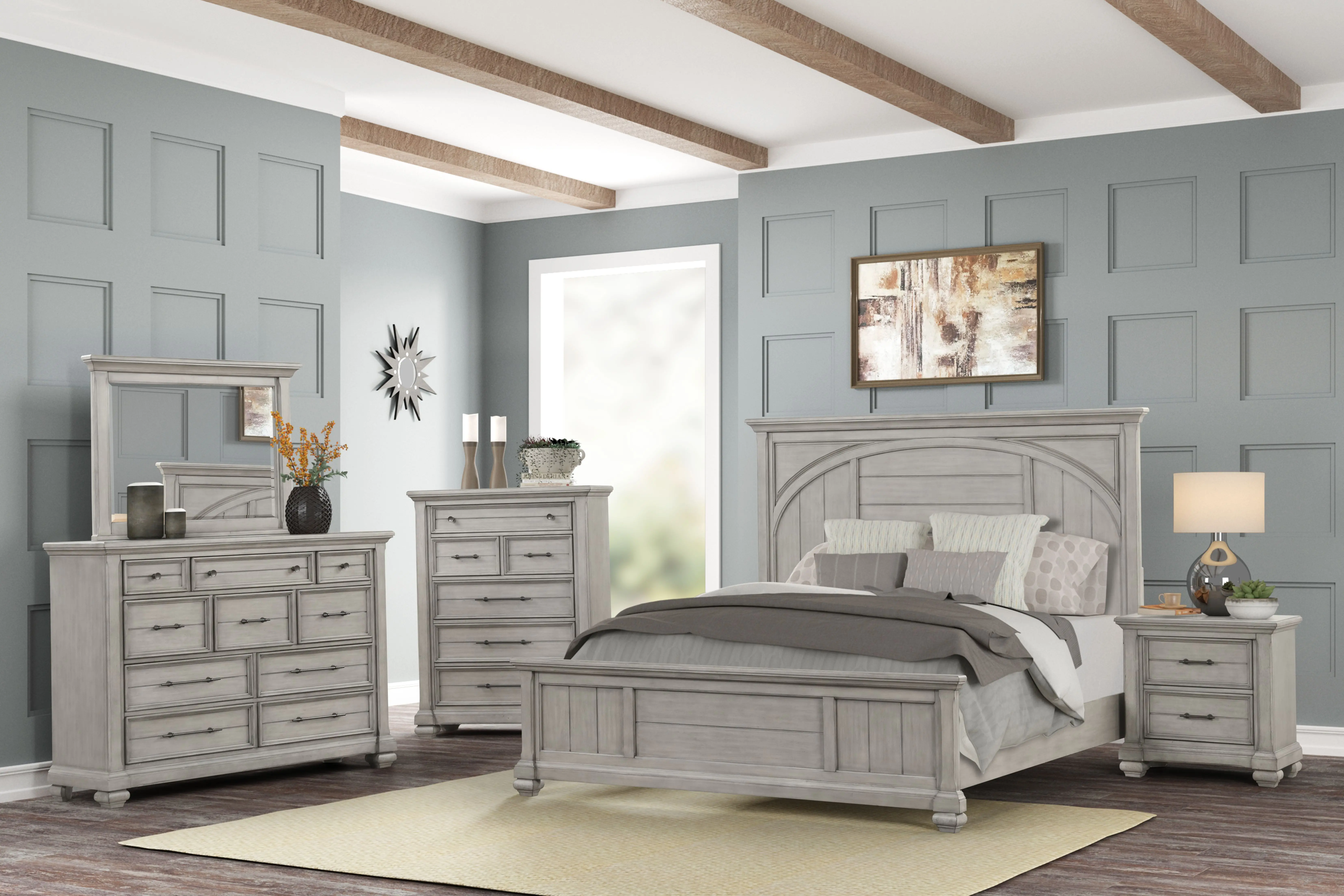 C8418G-N45 Archer Creek Gray Dresser-2