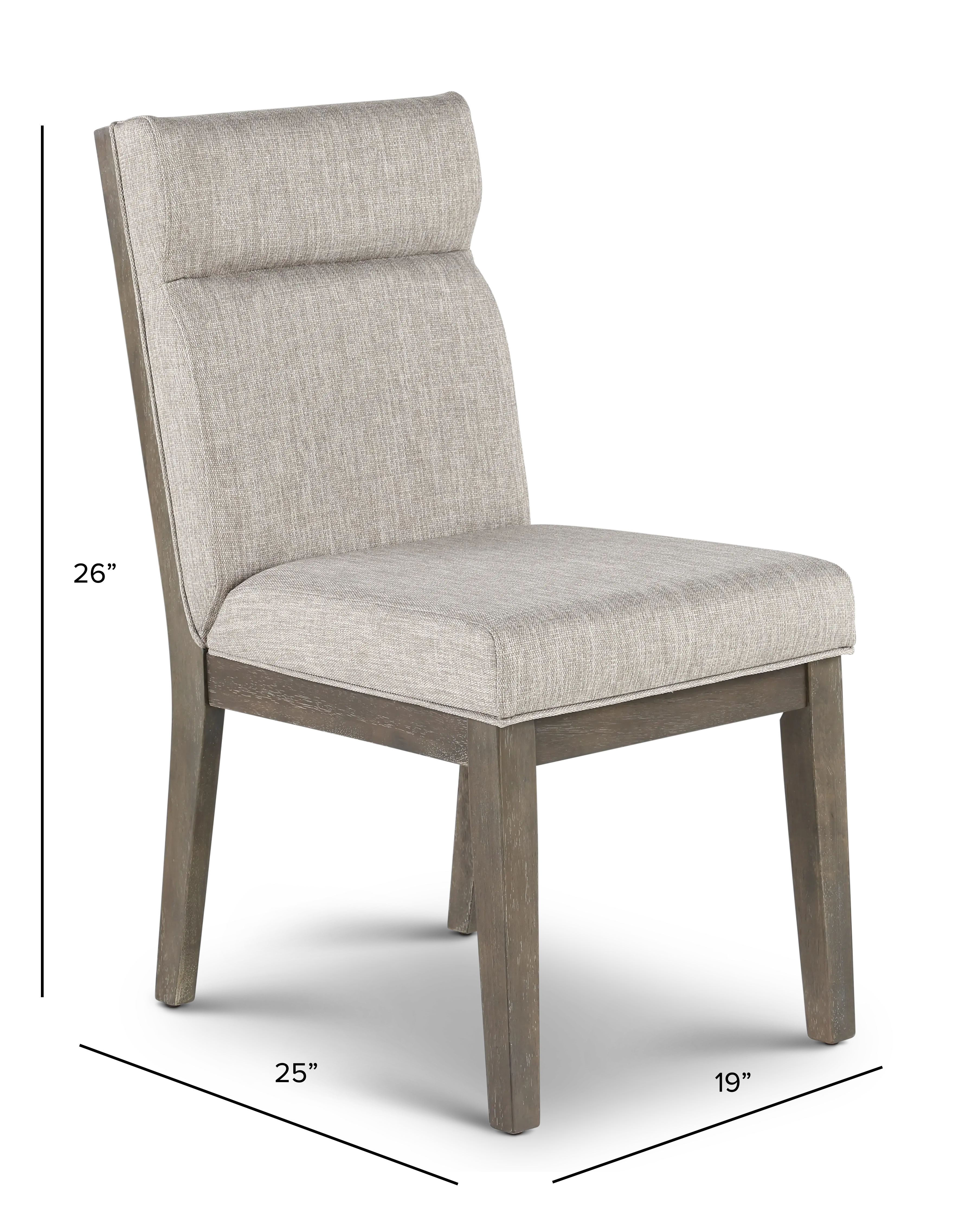 Sanford Gray Upholstered Dining Chair-3