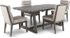 Sanford Gray 5-Piece Dining Set