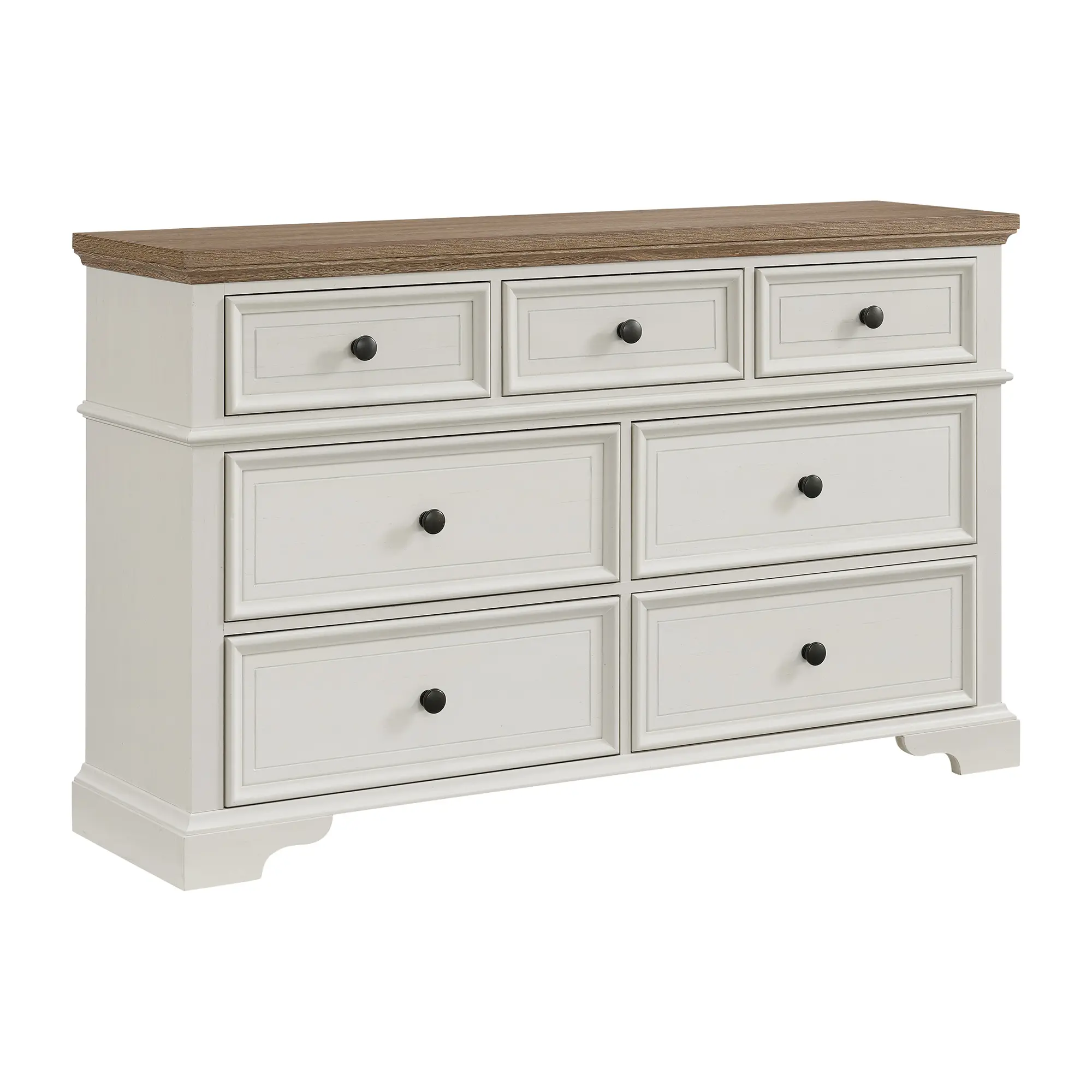 Easton White and Brown Dresser | RC Willey