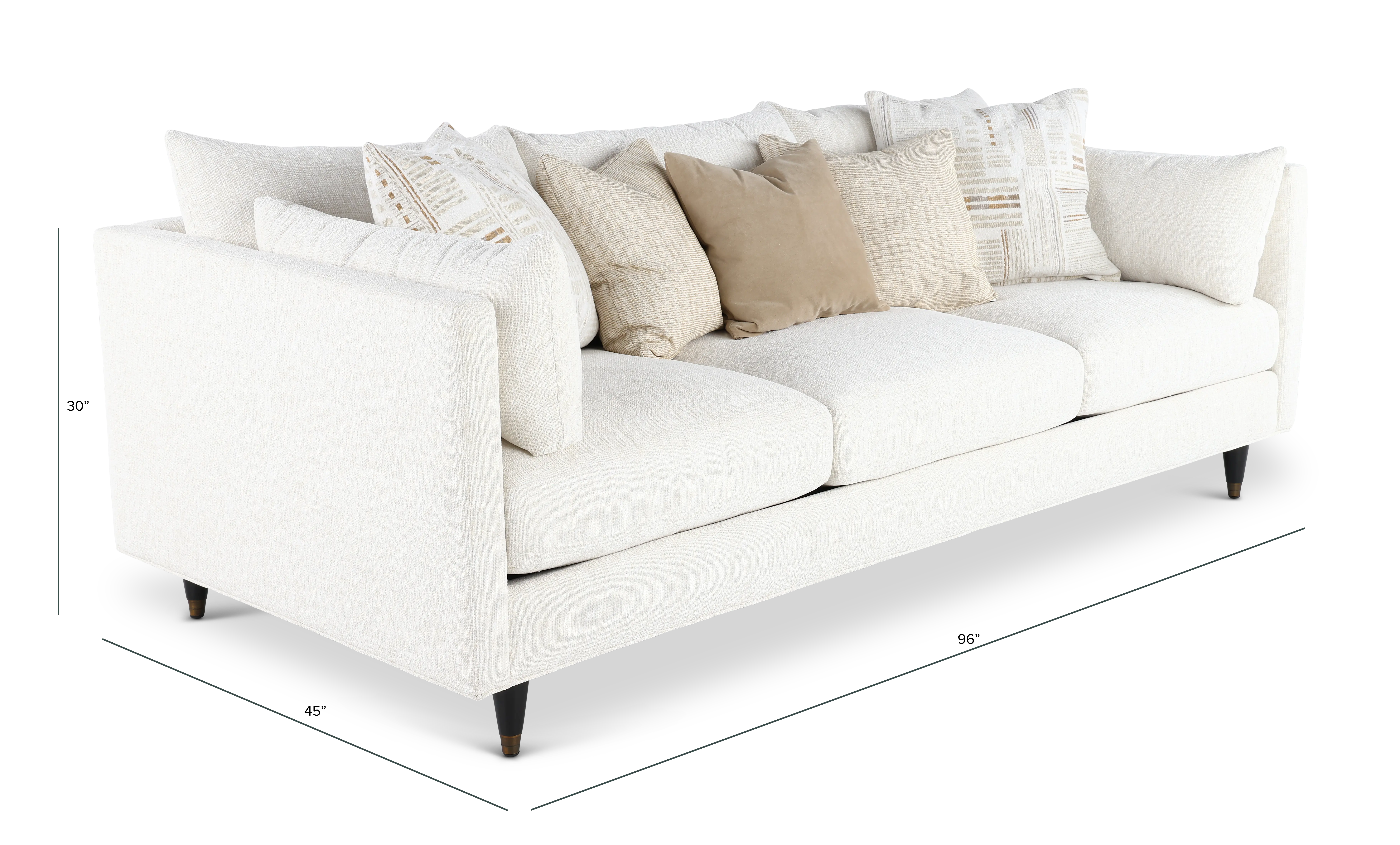 Pia Cotton White Estate Sofa-3