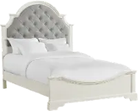 Easton White and Gray Full Bed