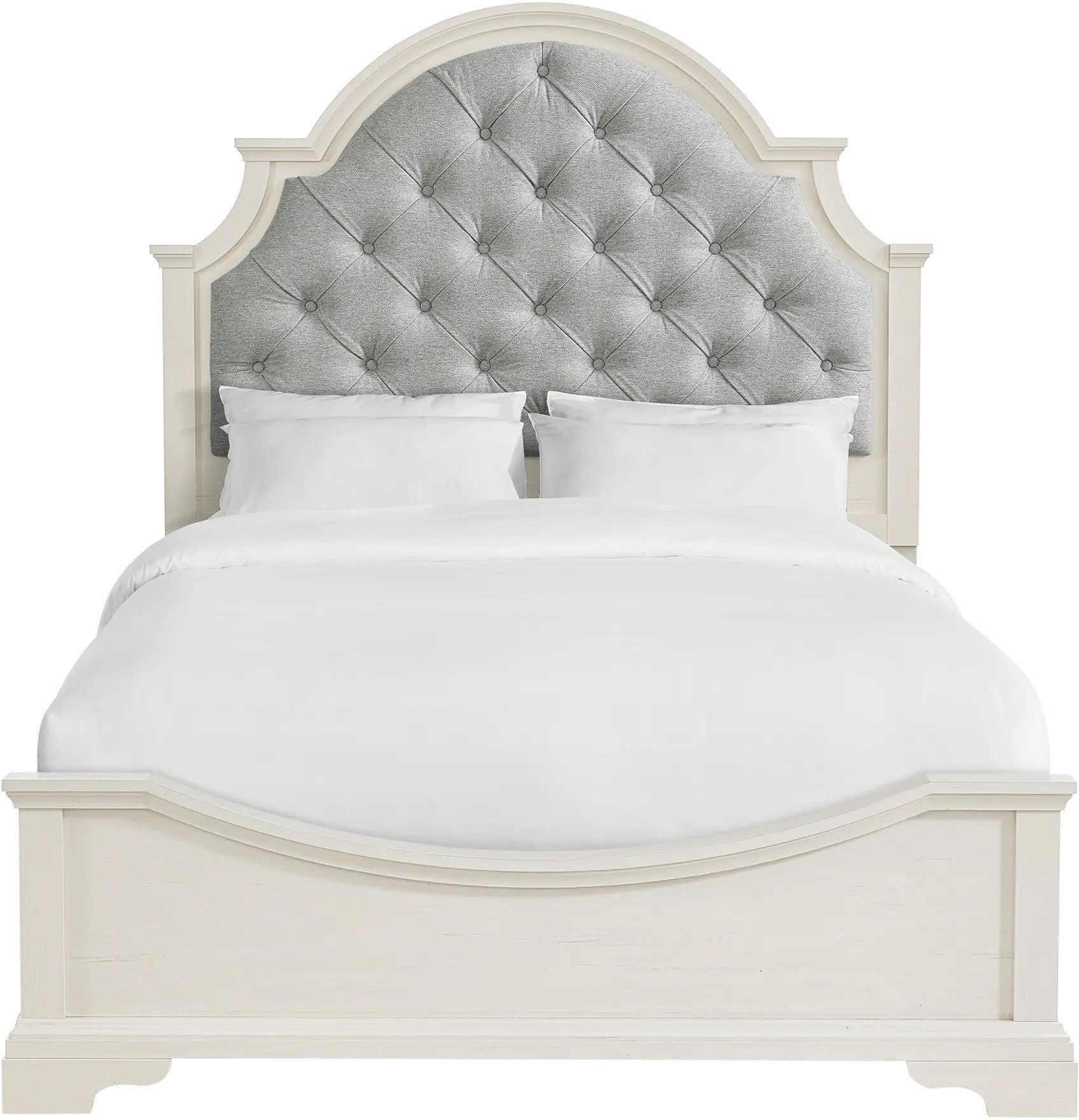 Easton White and Gray Full Bed-2