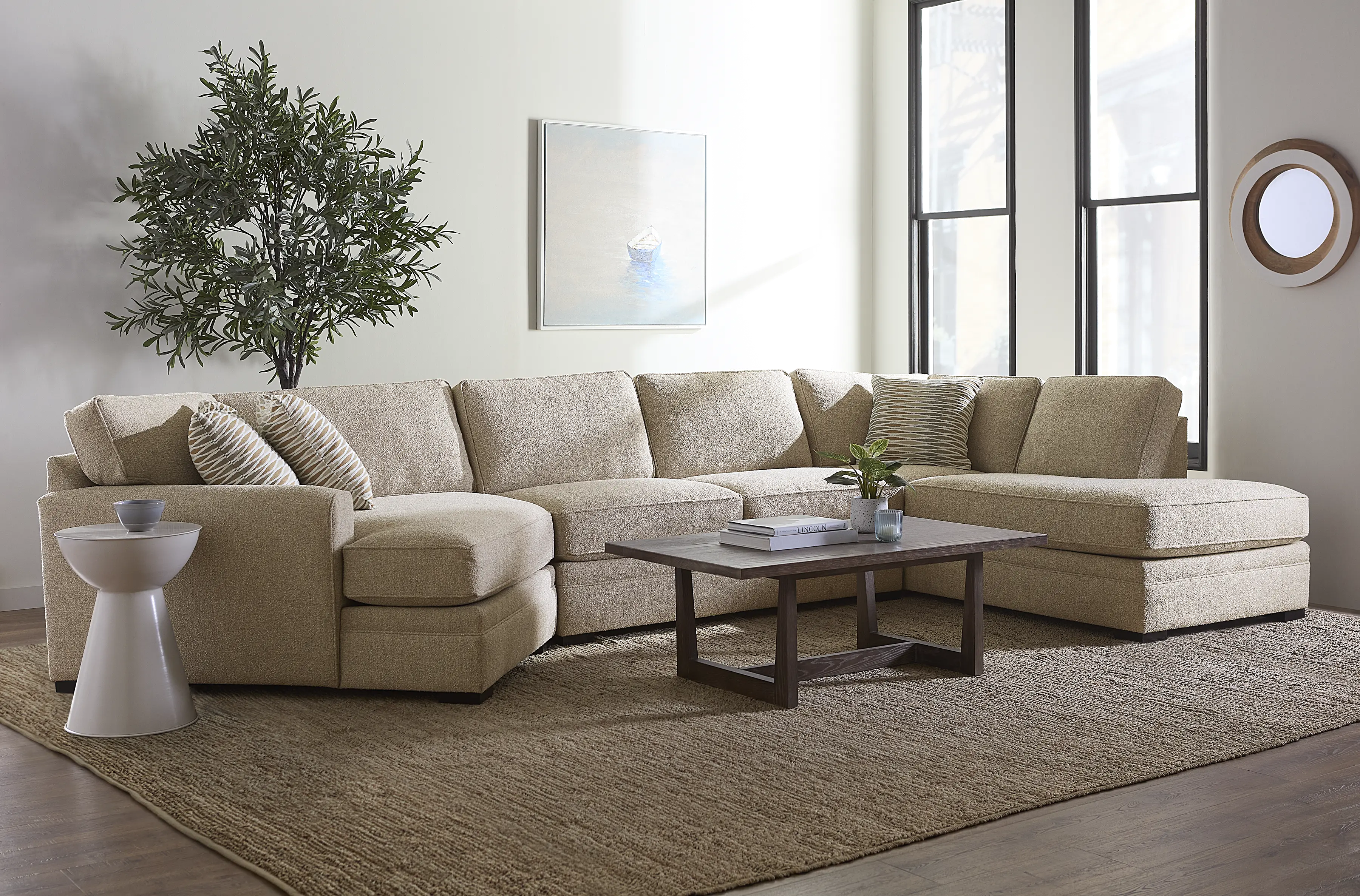 Artemis Beige 3 Piece Sectional-2