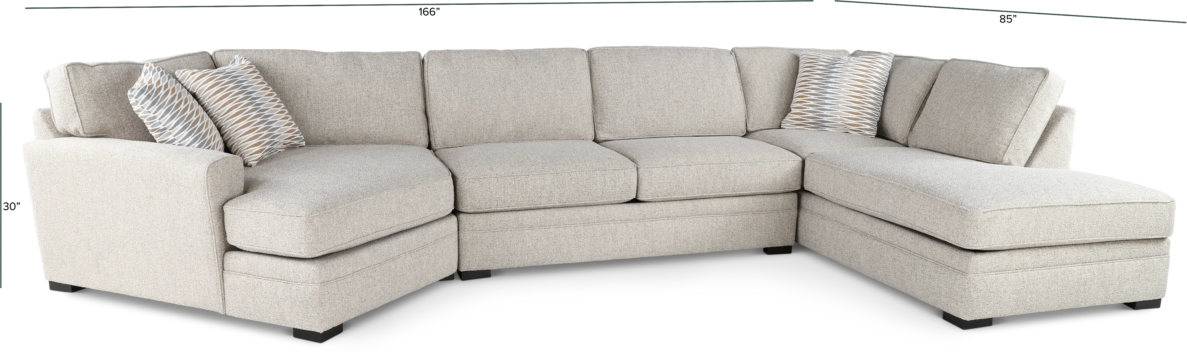 Artemis Beige 3 Piece Sectional-3