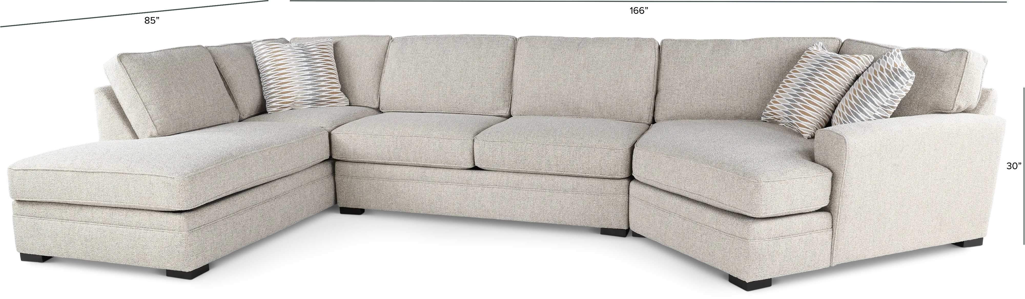 Artemis Beige 3 Piece Sectional-3