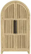 Ridgemont Natural Arched Cabinet