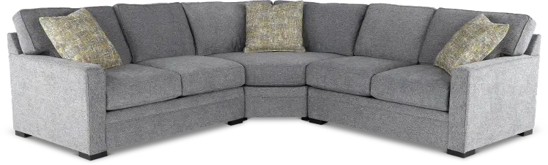 Juno Gray 3 Piece Sectional