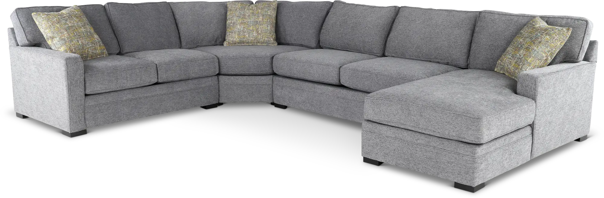 Juno Gray 4 Piece Sectional | RC Willey