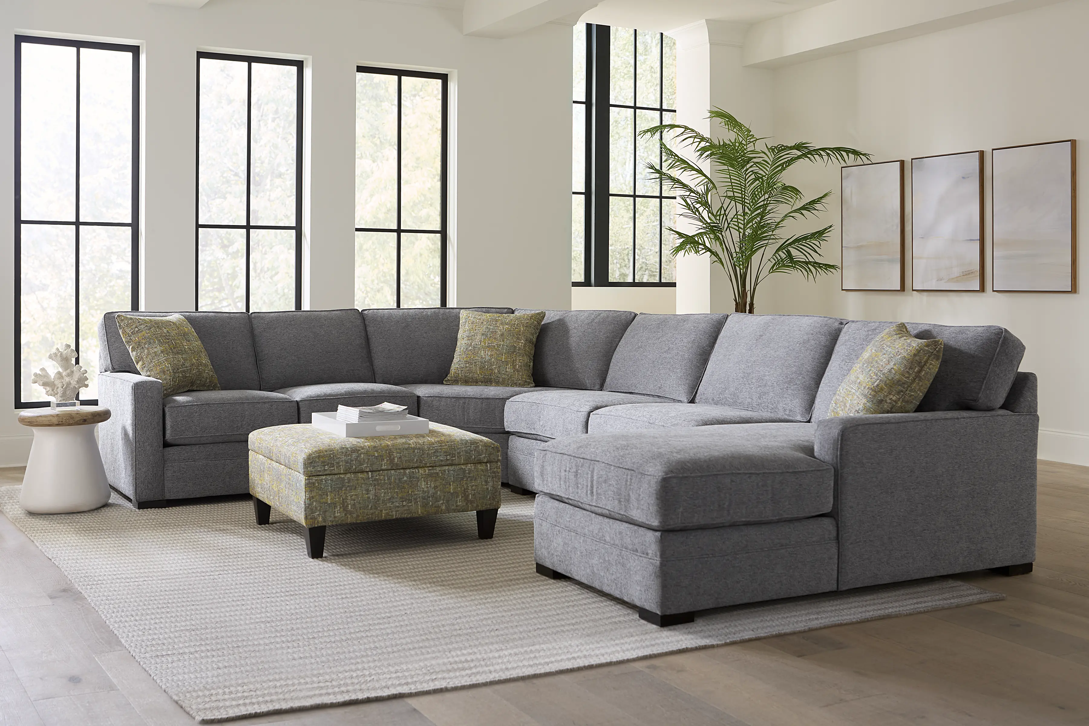 Juno Gray 4 Piece Sectional-2