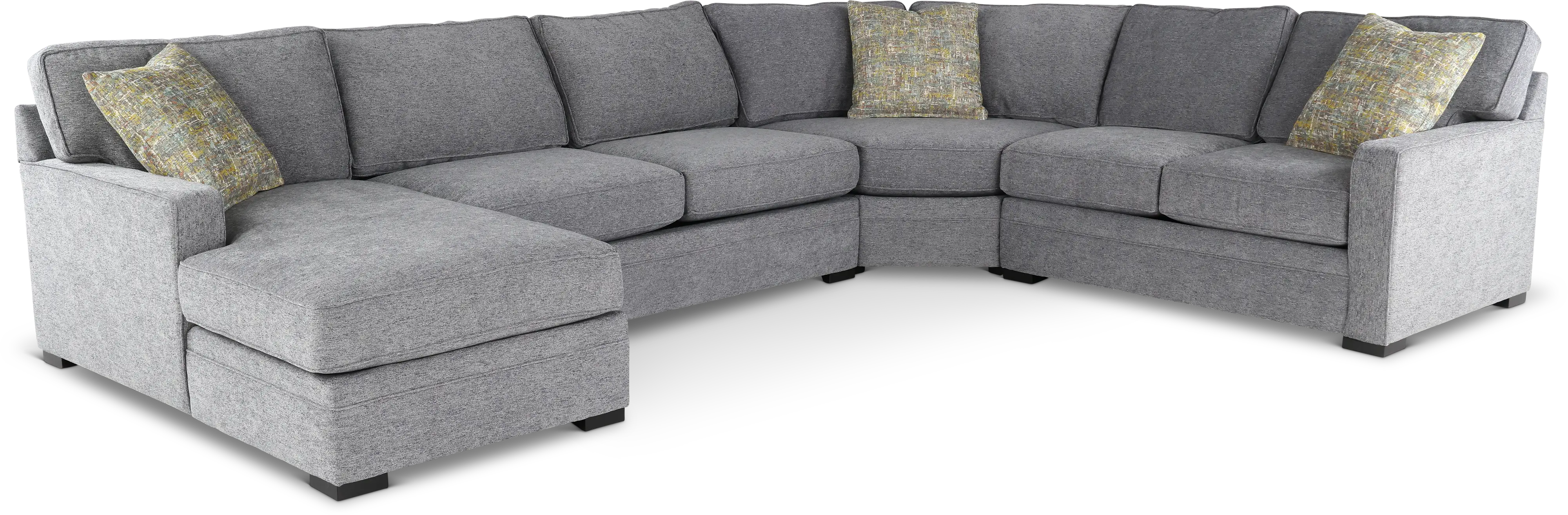 Juno Gray 4 Piece Sectional-1