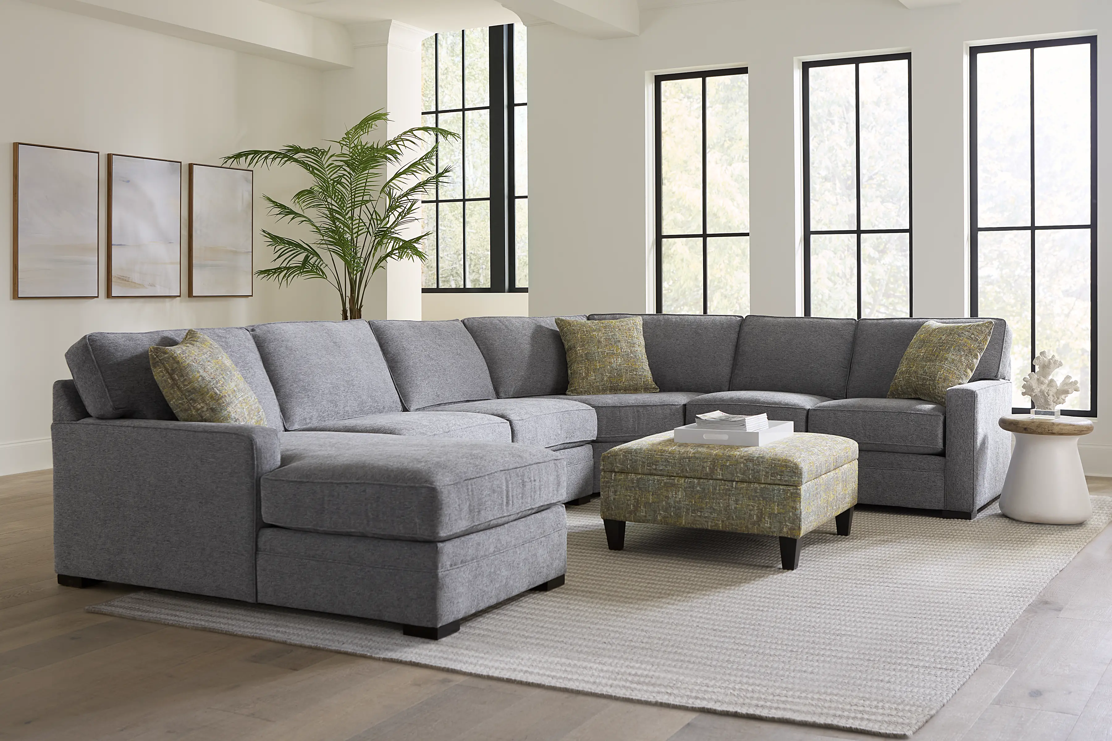 Juno Gray 4 Piece Sectional-2