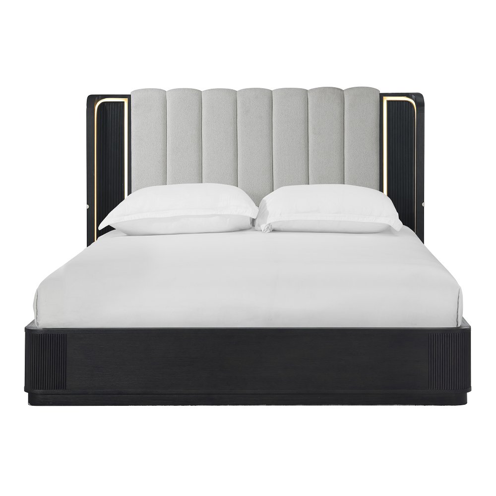 Treviso Espresso Brown Queen Platform Bed