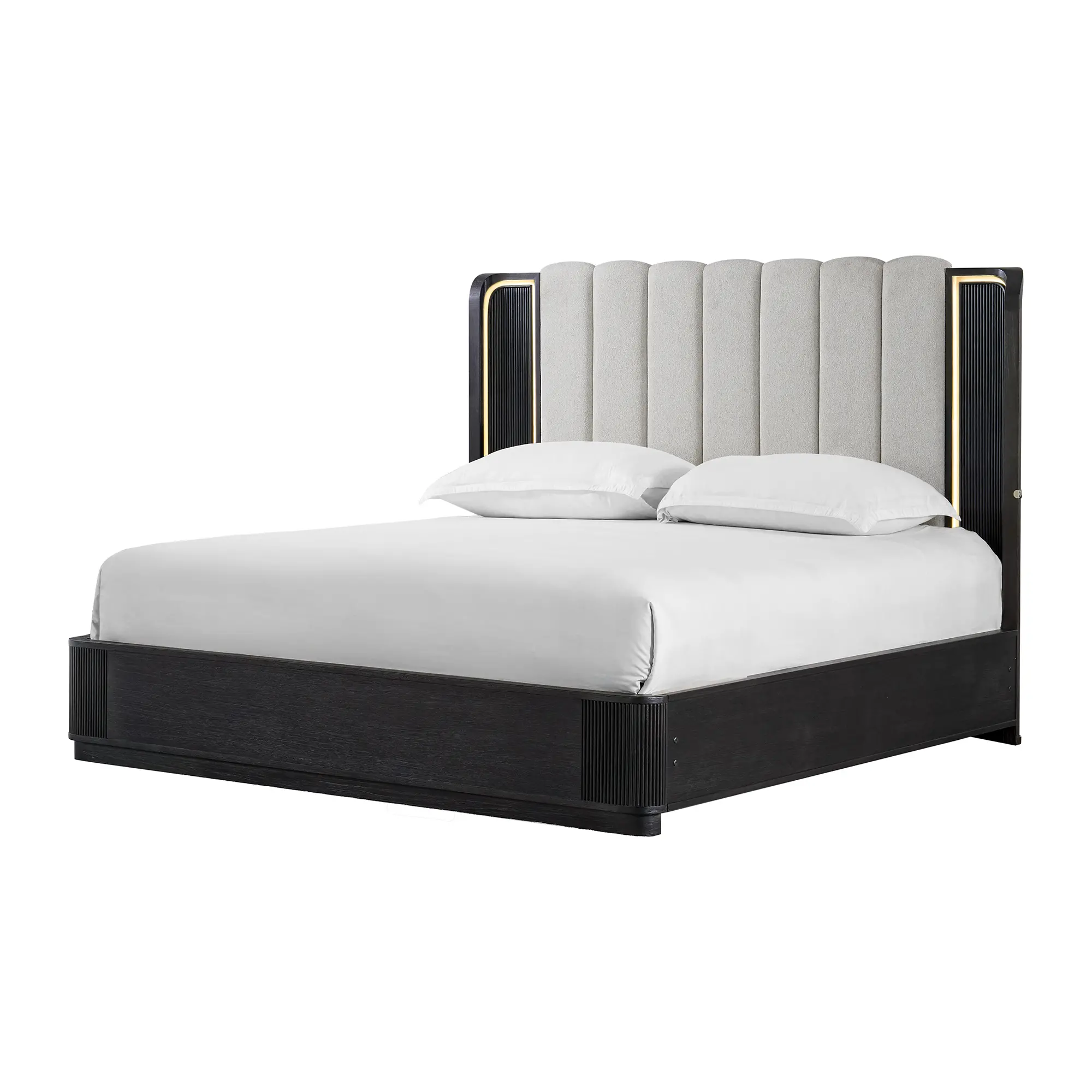 Treviso Espresso Brown Queen Platform Bed-3
