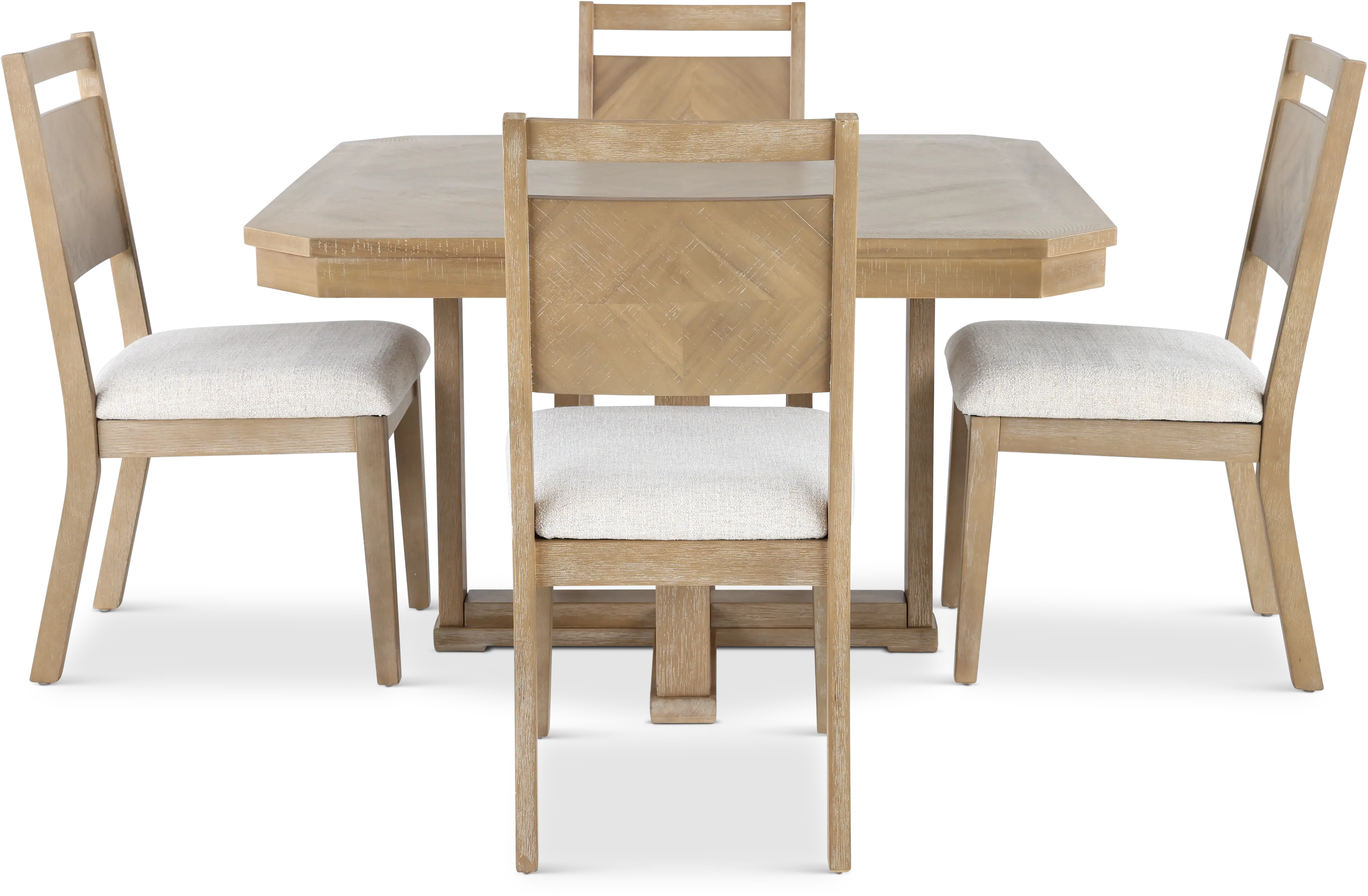 Denver Natural 5 Piece Dining Set-4