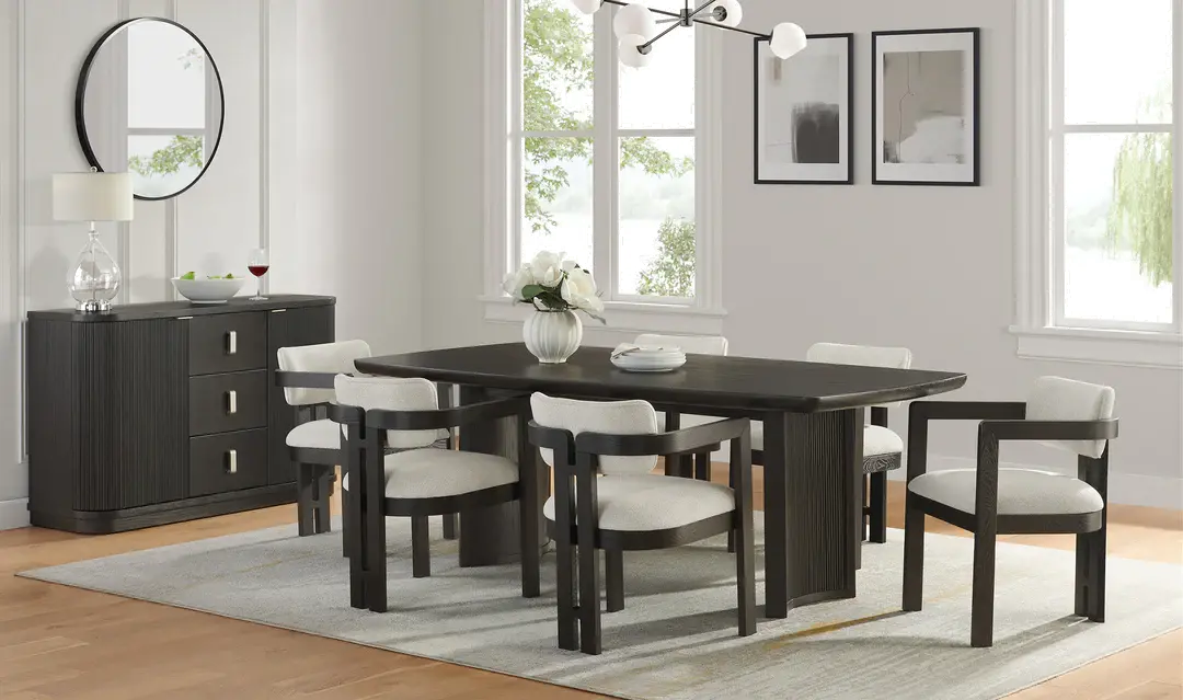 Treviso Espresso Brown Dining Table-2