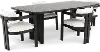 Treviso Espresso Brown 5 Piece Dining Set