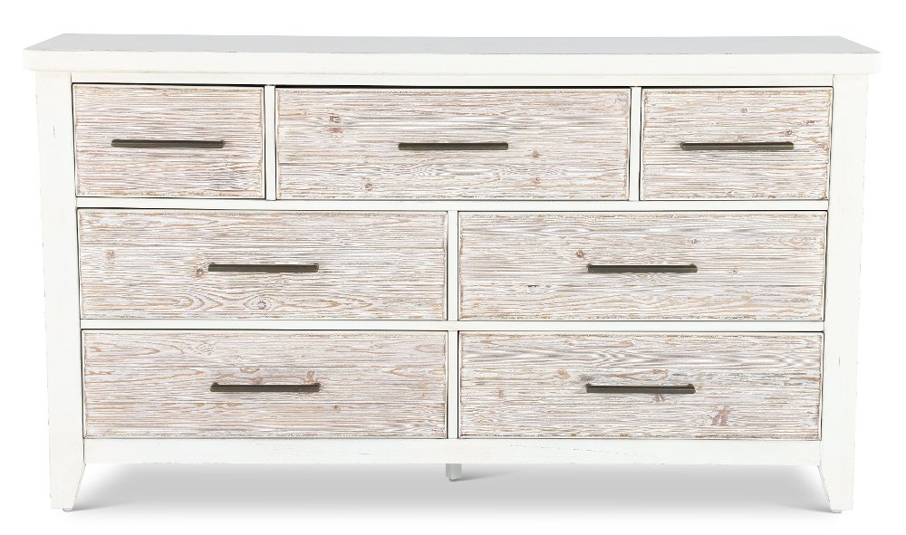 Backroads Weathered White Dresser
