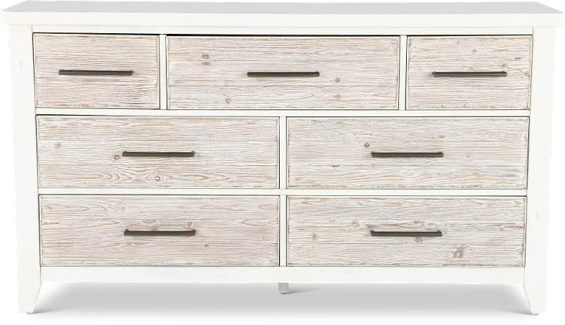 Backroads Weathered White Dresser