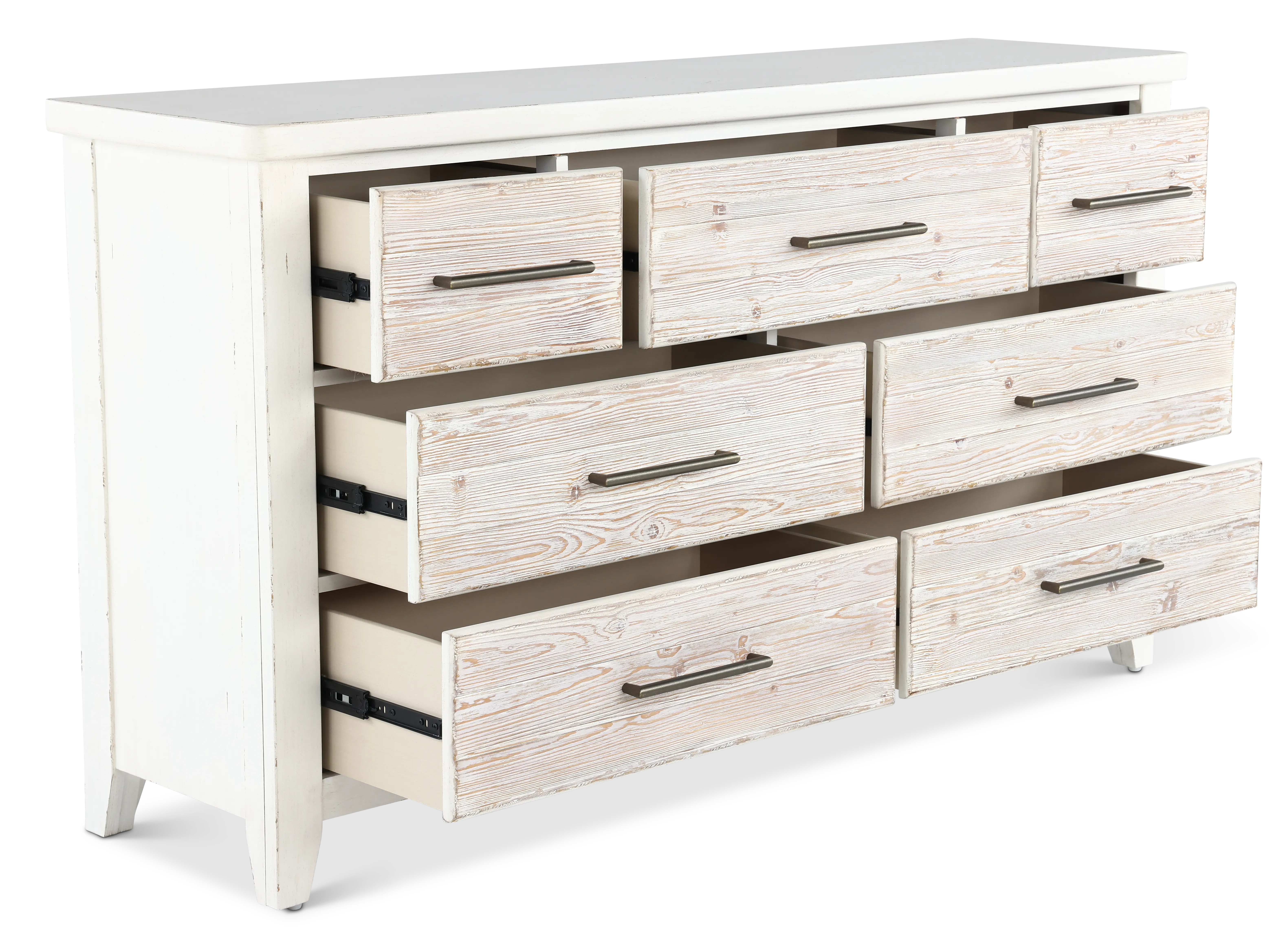 142-BR31 Backroads Weathered White Dresser-8