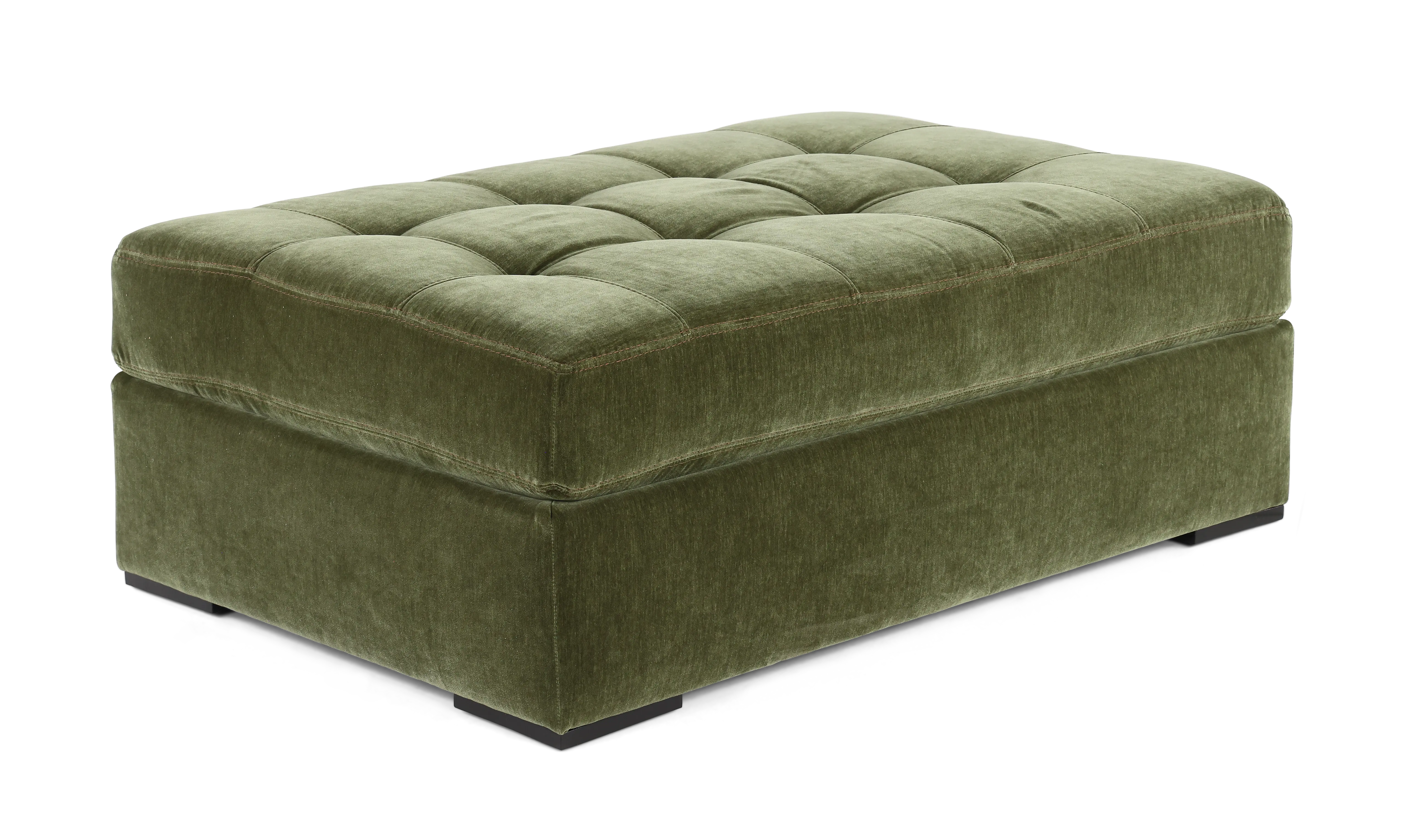 Noah Moss Green Ottoman-1