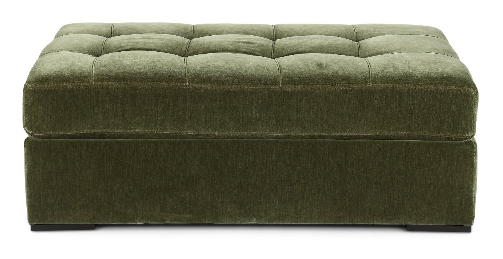 Noah Moss Green Ottoman
