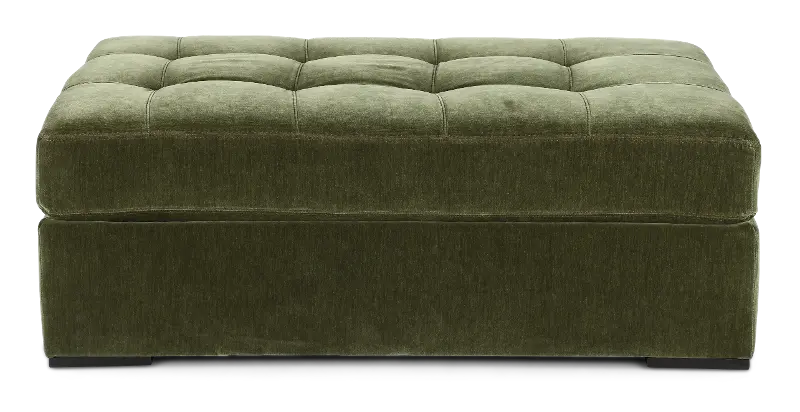Noah Moss Green Ottoman