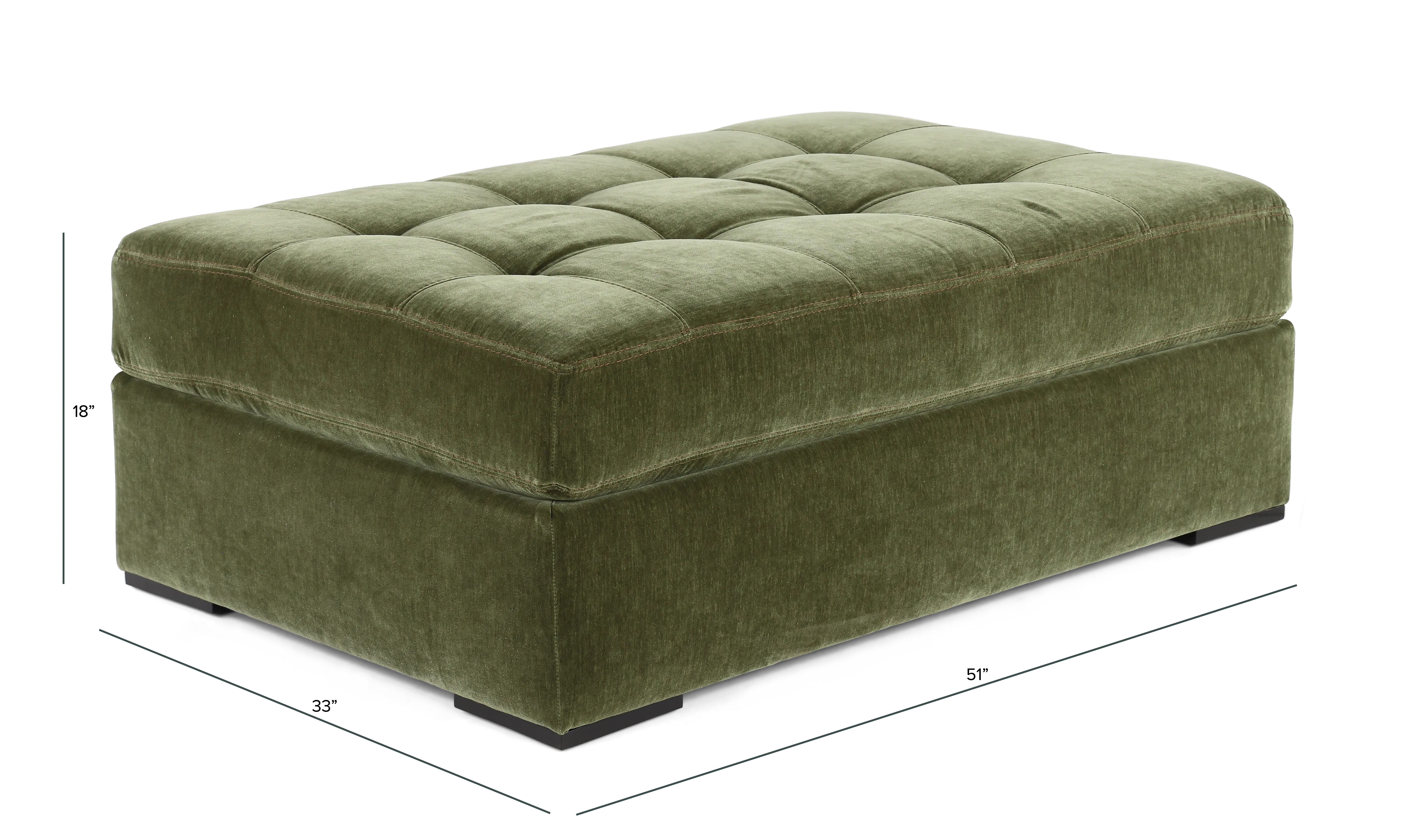 Noah Moss Green Ottoman-3