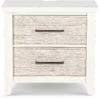 142-BR61 Backroads Weathered White Nightstand