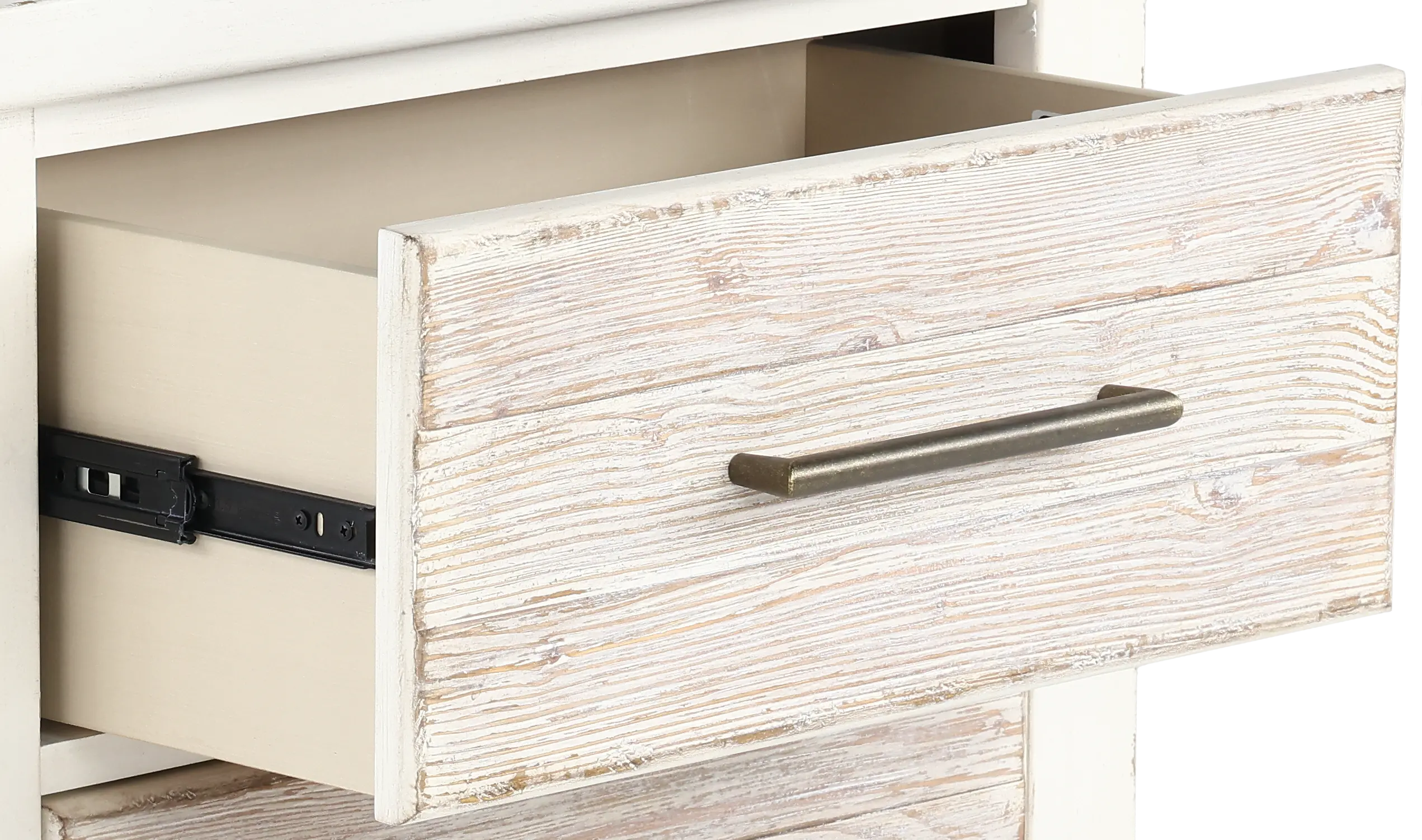 142-BR61 Backroads Weathered White Nightstand-7