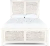 142-BED5/0 Backroads Weathered White Queen Bed