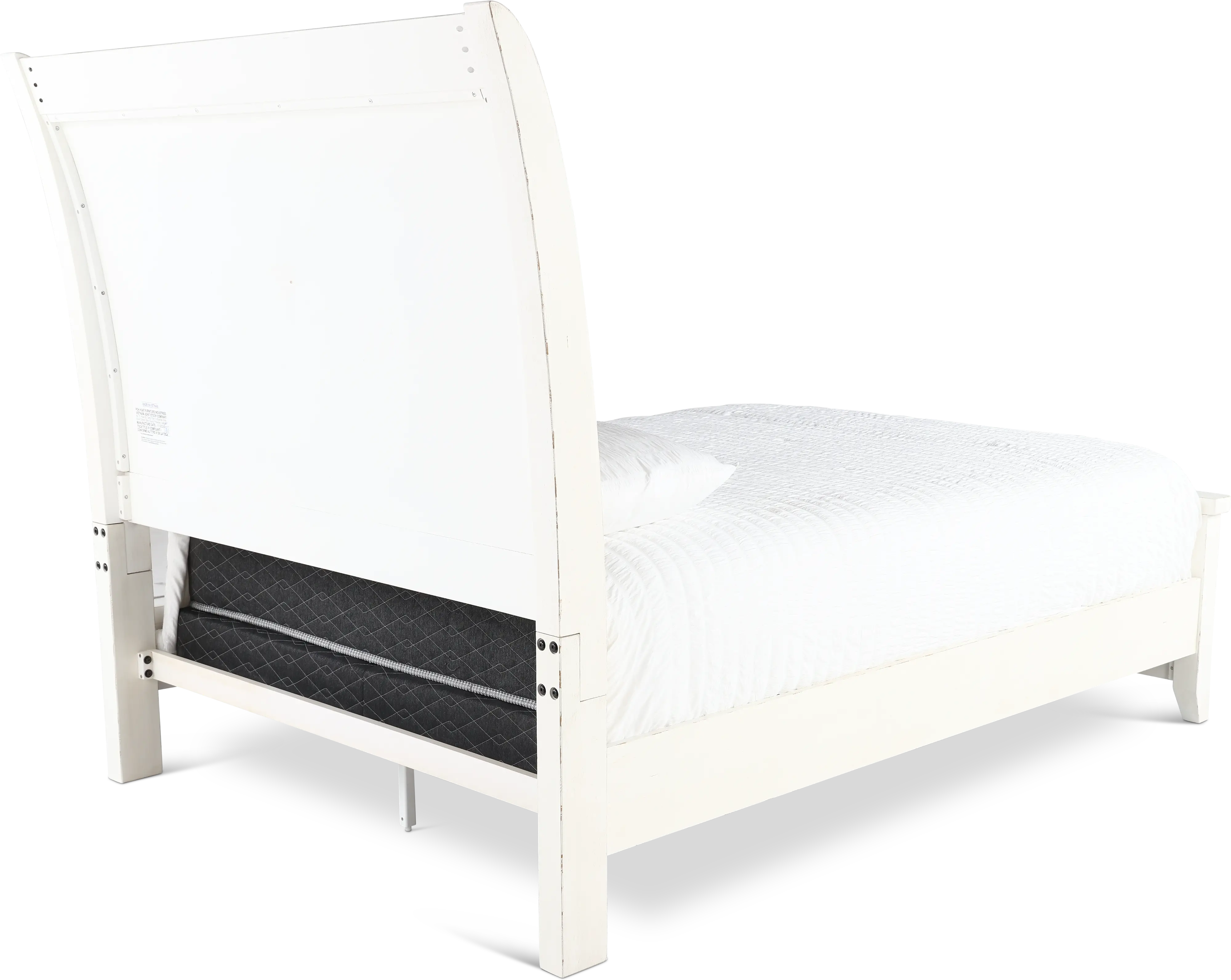 142-BED5/0 Backroads Weathered White Queen Bed-7