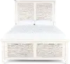 142-BED6/6 Backroads Weathered White King Bed
