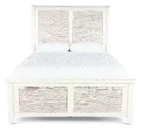 142-BED6/6 Backroads Weathered White King Bed