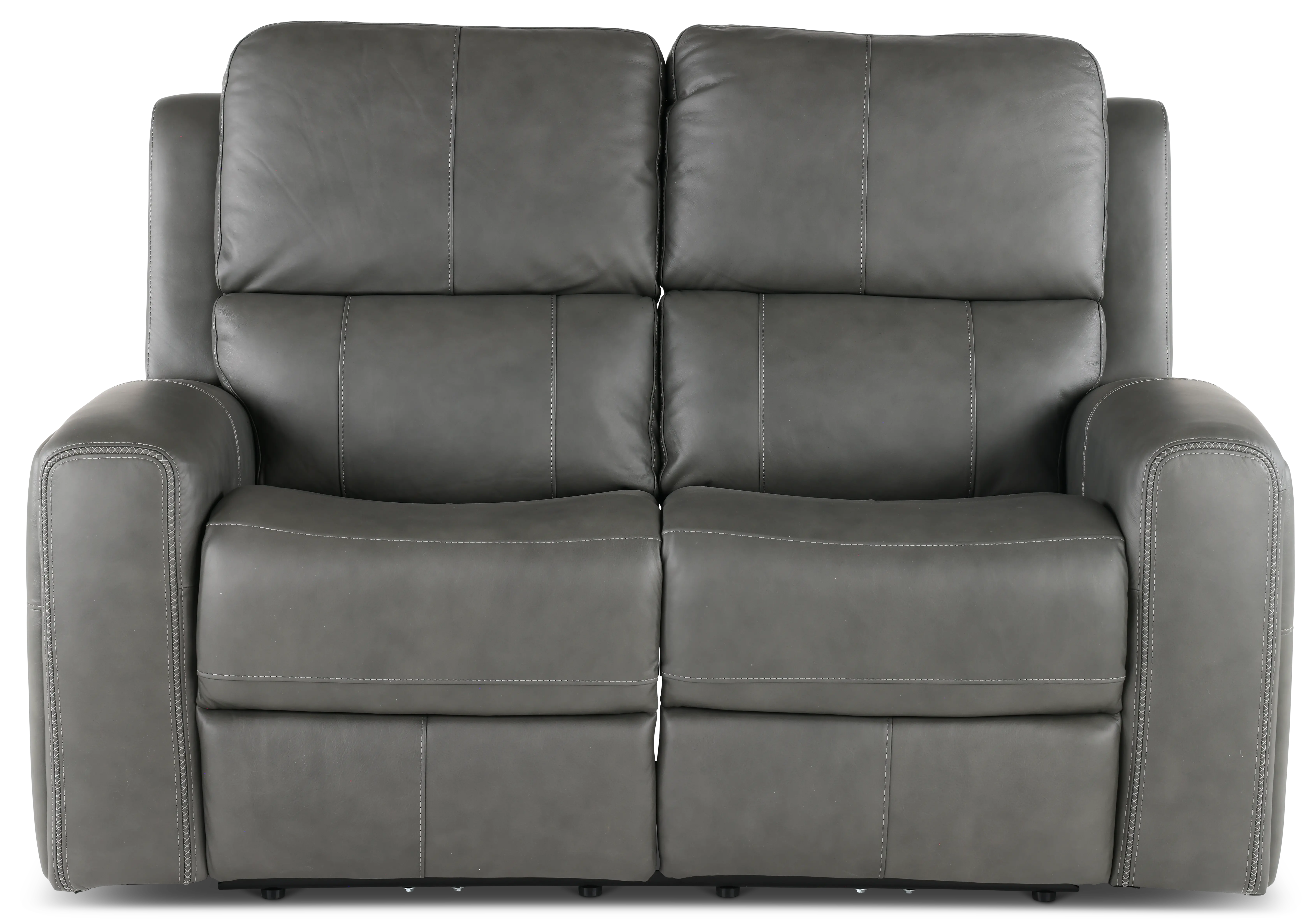Linden Charcoal Power Reclining Loveseat-1
