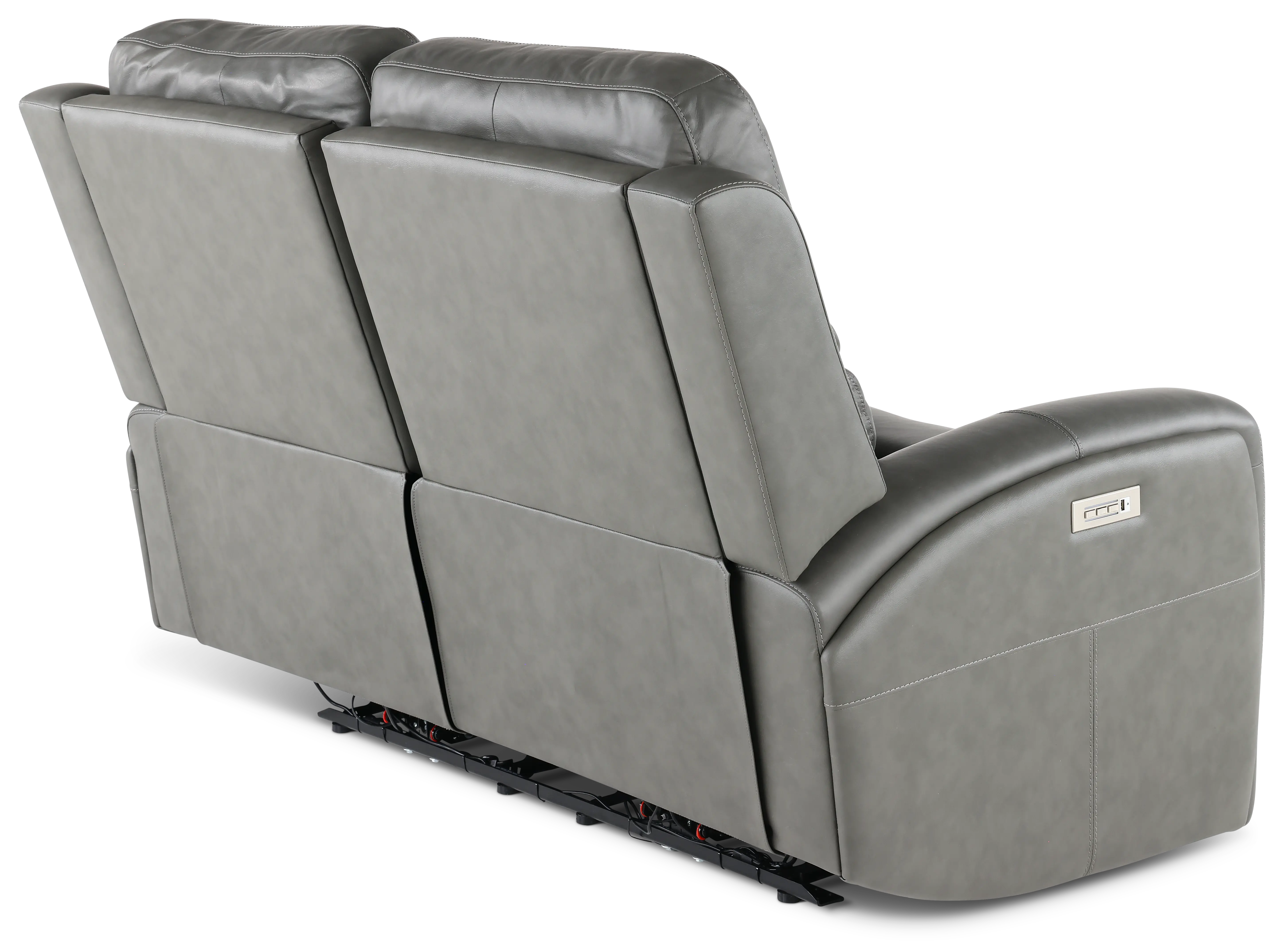 Linden Charcoal Power Reclining Loveseat-5