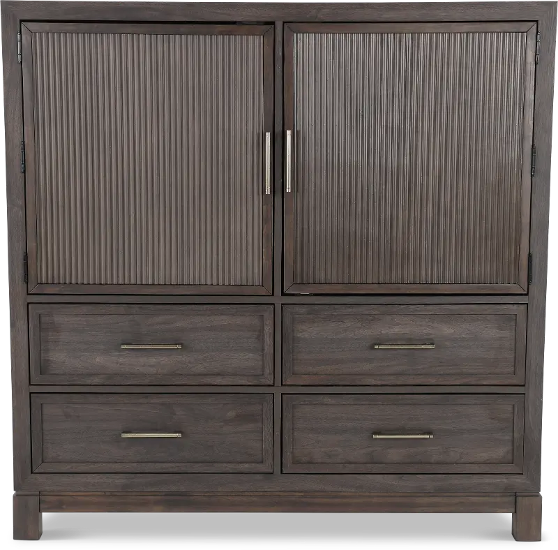 Modern Edge Brown Dressing Chest