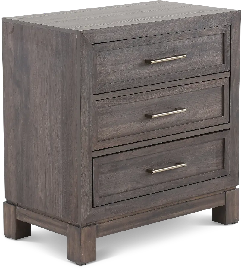 Modern Edge Brown Nightstand