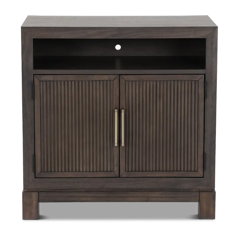 Modern Edge Brown Bedside Chest