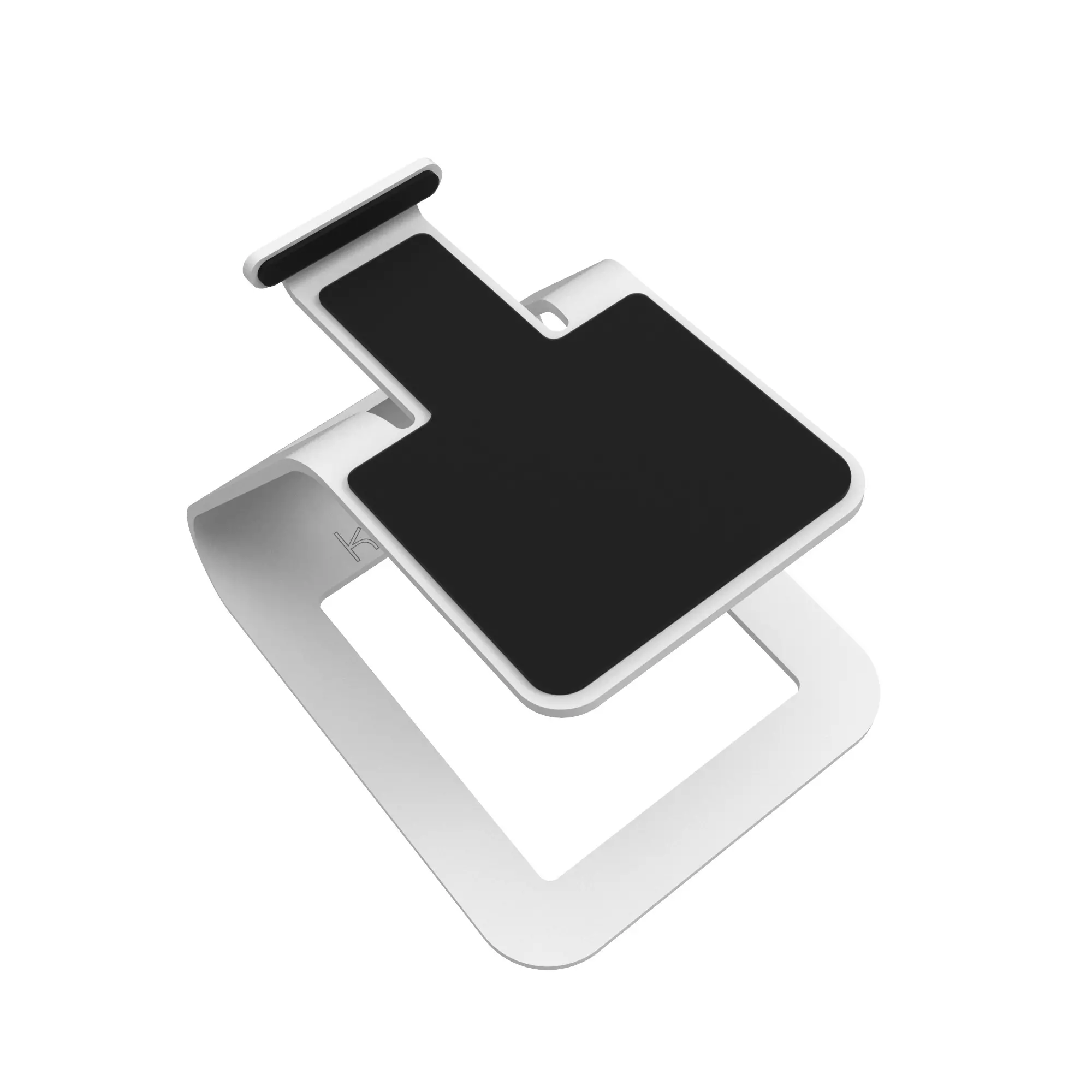 Kanto SE2 Elevated Desktop Speaker Stands for Small Speakers - White, Pair-3